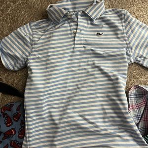 Boys vineyard vines performance collared shirt